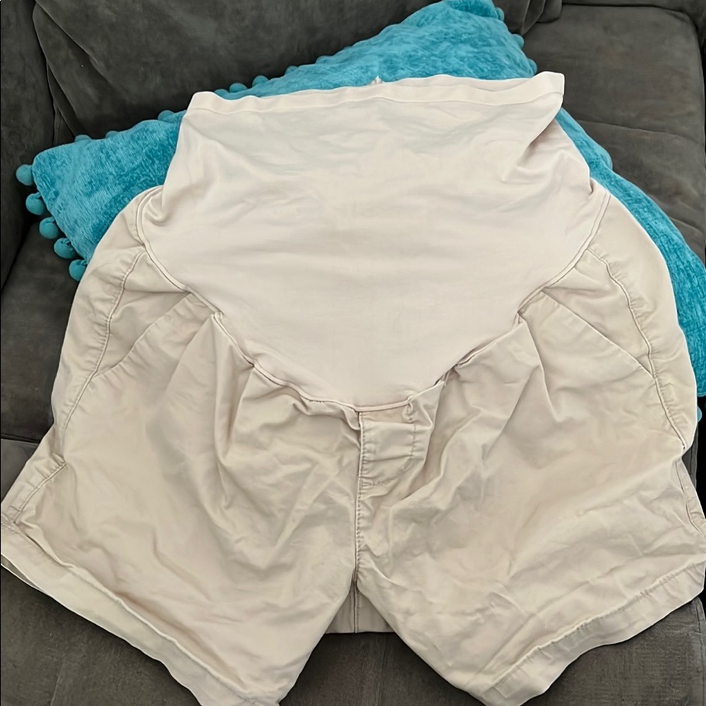 Khaki Maternity Shorts